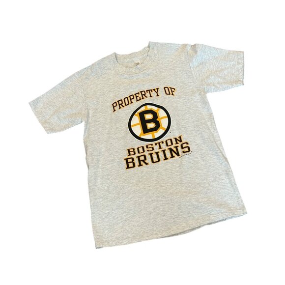 Vintage 1993 Property of Boston Bruins Ray Bourque #77 Single Stitch T-Shirt L - Picture 3 of 8